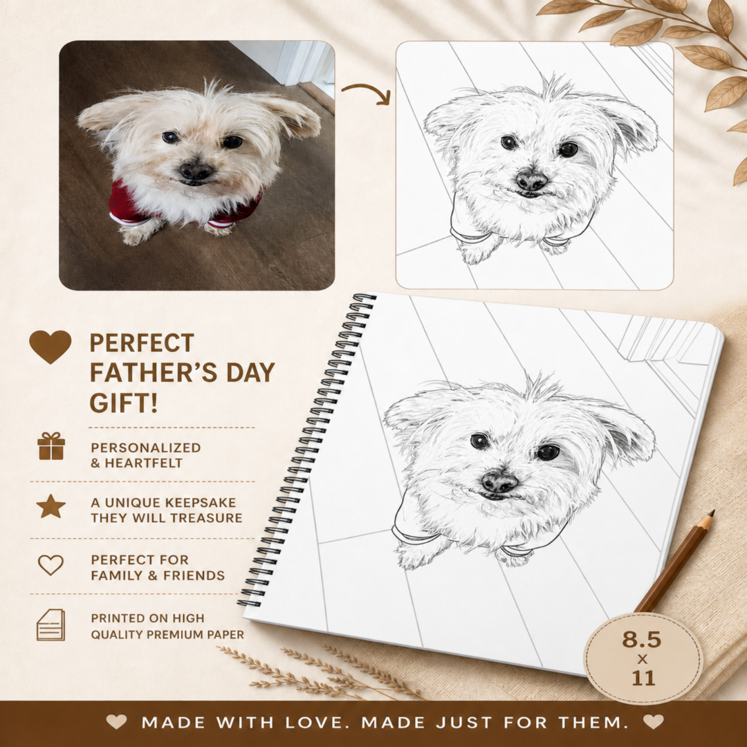 Personalized Colouring Book (Father's Day Promo)