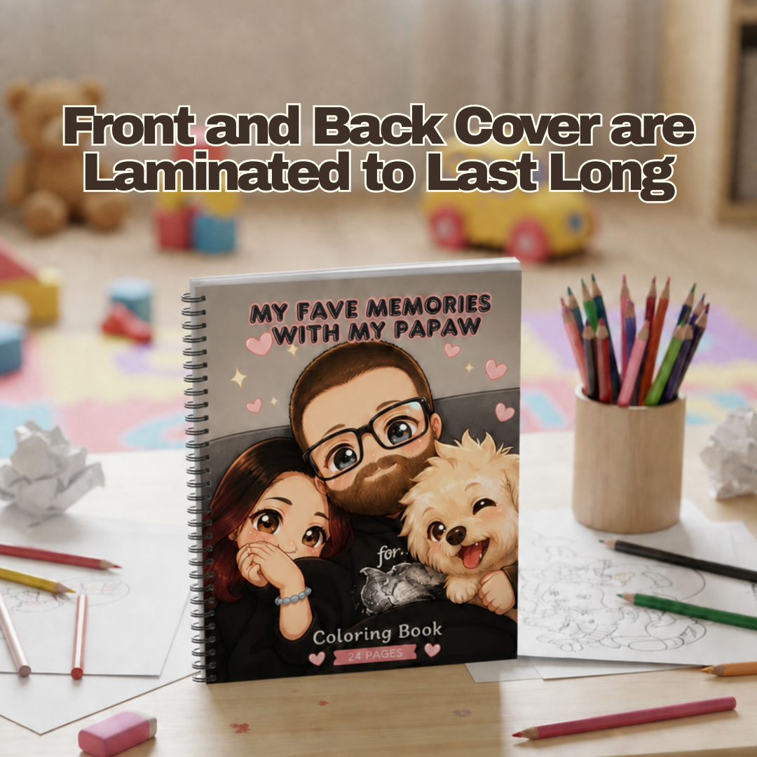 Personalized Colouring Book (Father's Day Promo)