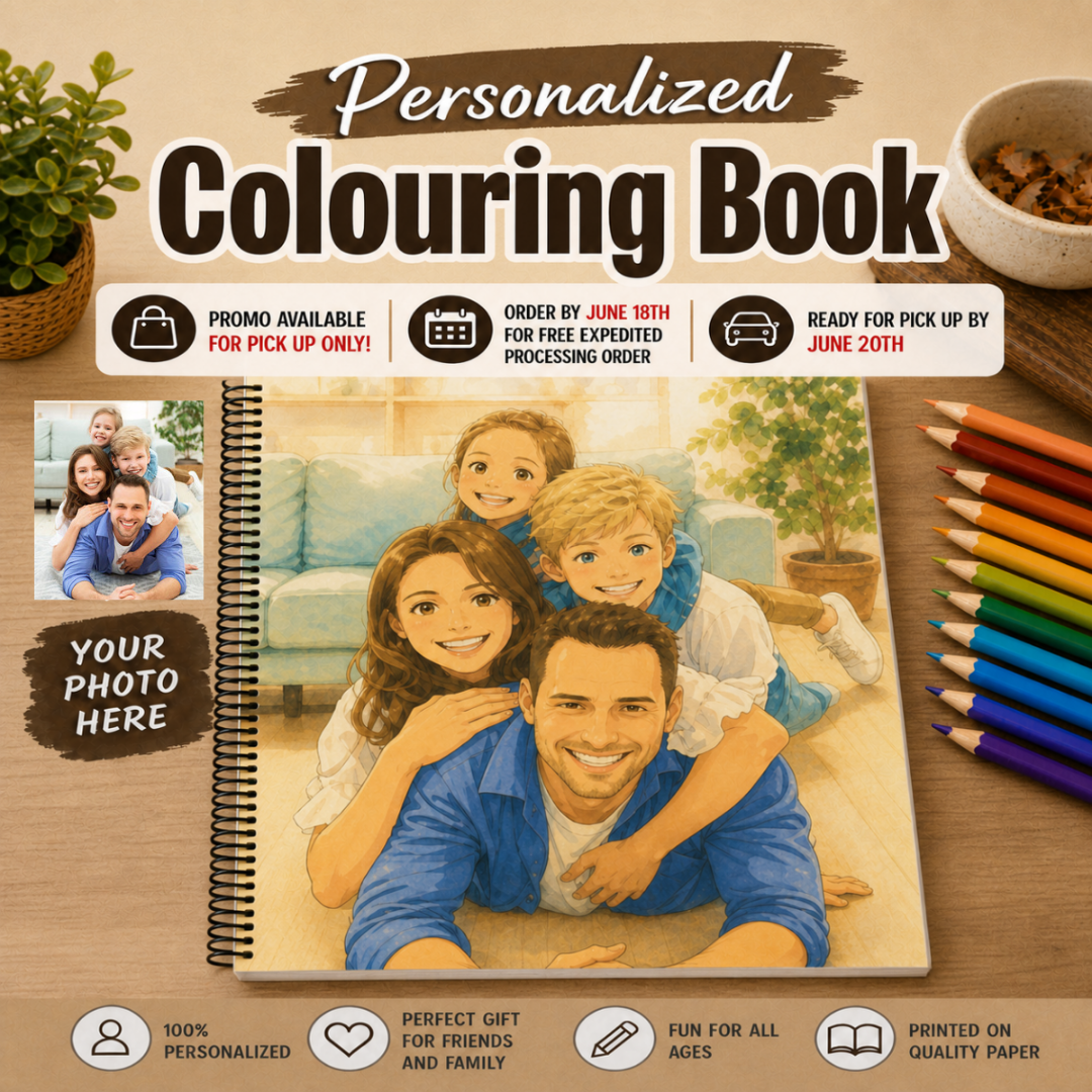 Personalized Colouring Book (Father's Day Promo)