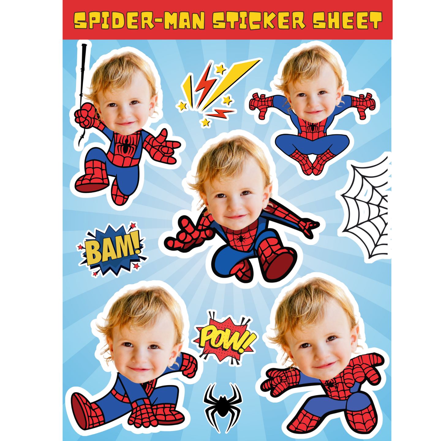 Spider-Man Sticker Sheet